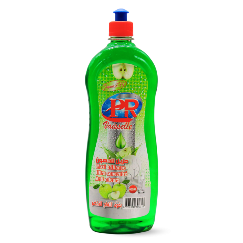 LIQUIDE VAISELLE 650ML POMME PR