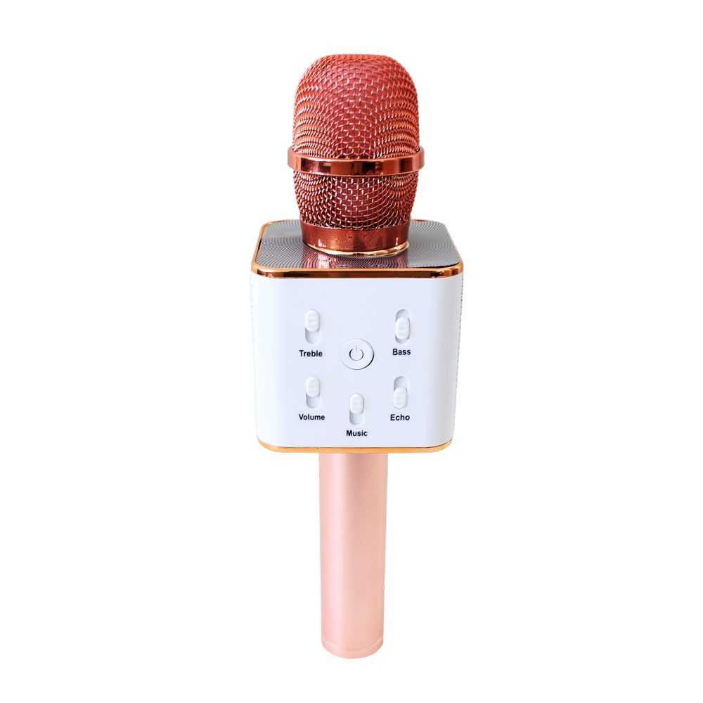 Microphone de karaoké bluetooth sans fil , micro à main haut